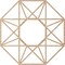 Ekena Millwork Guardian Wood Fretwork Pierced Ceiling Medallion, Alder, 36"OD x 14"ID x 1/4"T CMWP36X36X0250GDAL - alternate 4